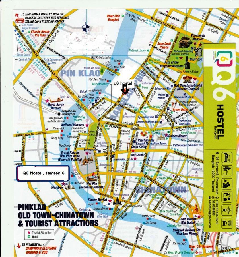 Q6 At 6 Vandrehjem Bangkok Eksteriør billede